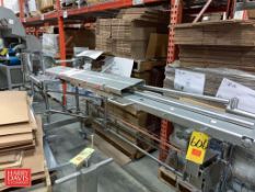 Alpma S/S Portable Conveyor Frame: 16’ Length x 9.5” Width with S/S Clad Motor Drive: Mounted on