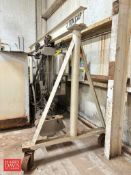 Caldwell Krane-King Portable 4,000 LB Capacity A-Flame Hoist, Model: K90-2-9 - Rigging Fee: $400