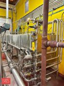 Ecolab 3-Tank CIP System with (2) 250 Gallon and (1) 150 Gallon S/S Tanks, Enerquip S/S