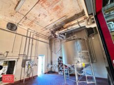 150’+ S/S Piping, Flowverter Station, Air Valve, (3) Ball Valves, Clamps, Fittings and Pipe Hangers