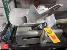 GLOBE S/S Slicer, Model: 500LR, S/N: 588586 with Cart (Location: Edison, NJ) - Rigging Fee: $50