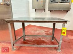 S/S Table: 51” x 23