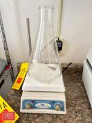 Weber Scientific Hot Plate Stirrer with 2,000 ML Glass Graduated Cylinder - Rigging Fee: $100