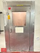 S/S Door: 80” x 3’ with Window 80 - Rigging Fee: $175