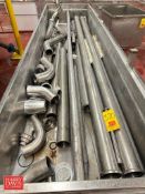 Assorted S/S Piping and Fittings - Rigging Fee: $400