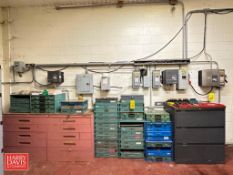 Assorted Hardware, Including: Fasteners, Cotter Pins, Keys, Roll Pins, Fuses, Belts, Riveting Tools