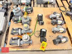 Assorted Dayton, Bodine and other Gear Reducing Drive and other Motors with (4) Allen-Bradley Servo