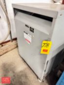 Siemens Dry Type Class AA Transformer, Model: 3F3Y075ST: 75 kVA , 3-Phase