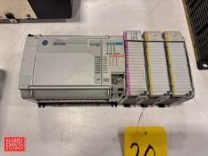 Allen-Bradley Micro Logix 1500 PLC with (3) Compact I/O Modules, Model: 1769-ERC