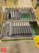 Allen-Bradley 16-Slot I/O Chassis, Model: 1771-A4B with (13) I/O Modules, Power Supply and Remote