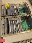 Allen-Bradley 16-Slot I/O Chassis, Model: 1771-A4B with (10) I/O Modules, Power Supply and Remote