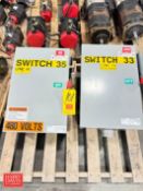 Siemens Sentron Fusible Switch Bus Bar Plugs: 600 VLT, 200 AMP, 150 Max HP with Fuses