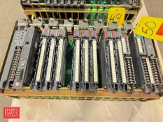 Allen-Bradley 16-Slot I/O Chassis, Model: 1771-A4B with (13) I/O Modules, Power Supply and Remote