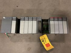 Allen-Bradley SLC 5/01 CPU with (9) I/O Modules, Model: 1746–P2 and Power Supply