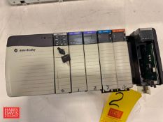 Allen-Bradley Logix 5555 PLC with (5) DC and AC Input and Output Modules, SERCOS Interface Module