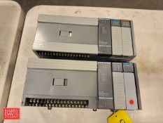 Allen-Bradley SLC 500 Processors Units with (2) I/O Modules, Model: 1747-L40E and 1747-L40A