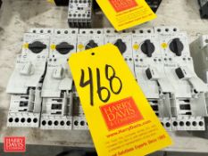 (6) Mueller Contactors, Model: PKZMO-16