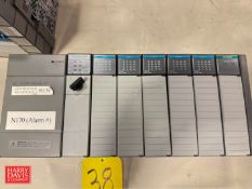 Allen-Bradley SLC 5/04 CPU with (6) I/O Modules, Model: 1746–P2 and Power Supply