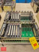 Allen-Bradley 16-Slot I/O Chassis, Model: 1771-A4B with (9) I/O Modules, Power Supply and Remote I/O