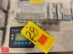 Allen-Bradley Micro Logix 1200 PLC with (2) I/Os and PanelView 300 Micro HMI, Model: 2711-M3A19L1