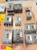 (13) Assorted Circuit Breakers: up to 100 AMP