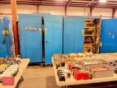 Allen-Bradley 16-Slot I/O Rack with Modules, (2) Allen-Bradley Variable-Frequency Drives Breakers