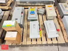 Assorted Square D, Cutler Hammer, Westinghouse Siemens and Eaton Safety Switches: up to 30 AMP
