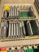Allen-Bradley 16-Slot I/O Chassis, Model: 1771-A4B with (11) I/O Modules, Power Supply and Remote