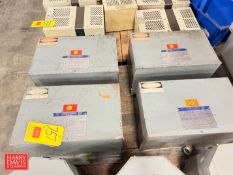 Square D Transformers: 9 kVA , 480 H.V. 208Y/120 L.V., 25 AMP, 60 Hz