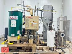 Skid Mounted Clayton Steam Generator, Model: EG-20-1, S/N: 24550 with Vertical Air Receiver and