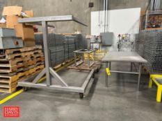 S/S Equipment Rack, Scale Rack and Table - Rigging Fee: $350