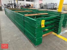 Sections Pallet Racking: Dimensions = 18' - Rigging Fee: $350