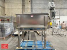 S/S Ribbon Blender with Drive and Benshaw Variable-Frequency Drive - Rigging Fee: $350