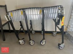 Uline Portable Accordion Roller Conveyor: Dimensions = 18