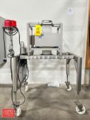 Cassel Portable S/S Pass-Thru Metal Detector, Model: SHARK 2A GF0150: Dimensions = 5.5