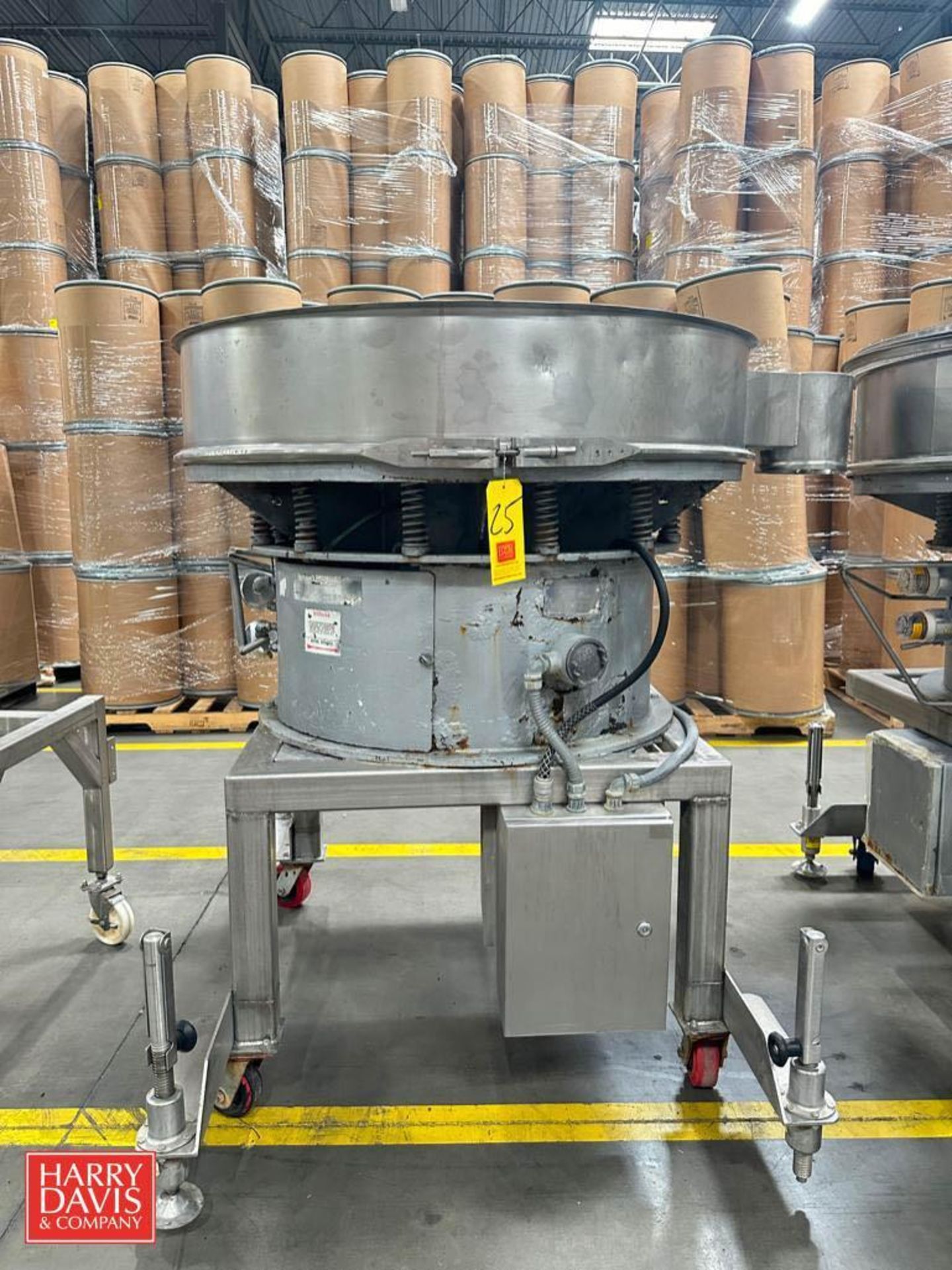 Sweco Portable S/S Vibro-Energy Separator, Model: US48S, S/N: CU88834C: Dimensions = 48" Diameter