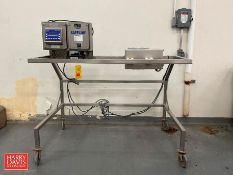 Mettler Toledo Portable S/S Pass-Thru Metal Detector, Model: V3/GF/300khz, S/N: 88551, Aperture = 6