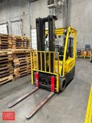 Hyster 3,750 LB Capacity Electric Fork Truck, Model: J40XNT, S/N: K160N058G0P with Side-Shift