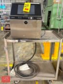 Hitachi Ink Jet Printer, Model: RX2-SD160W with S/S Cart (Location: Export, PA) - Rigging Fee: $125