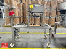 Cassel Portable S/S Pass-Thru Metal Detector, Model: SHARK 2A GF0150: Dimensions = 5.5