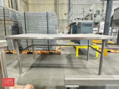 Portable S/S Table - Rigging Fee: $50