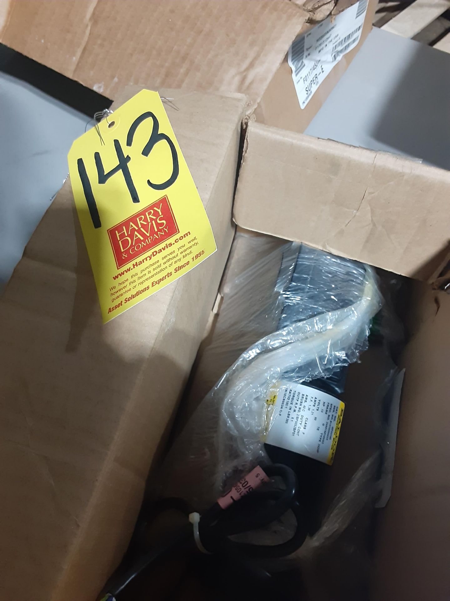 NEW Baldor-Reliance .13 HP 9.1 RPM Drive (Location: Rome, GA) - Rigging Fee: $200