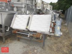 Dual Lane Cherry Incline Conveyor Unit with (2) 30