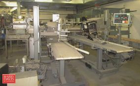 (3) Assorted Belt Conveyors with Label Machines, Including: (2) Southern California Packaging