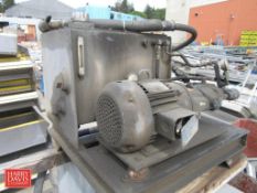 7.5 HP Hydraulic Power Unit 230/460 VLT with Reservoir: Mounted on Steel Skid and 200 Gallon