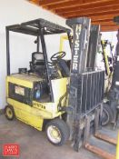 Hyster 4,550 LB Capacity 48 VLT Electric Forklift , Model: E50XL , S/N: C108V16676N with 3-Stage