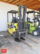 Hyster 4,300 LB Capacity 48 VLT Electric Forklift , Model: E50XL , S/N: C108V16714N with 3-Stage