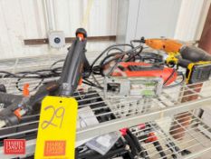 (2) ULINE Glue Guns, DeWalt Drill, Rigid, Saw and Spitfire Jig Saw