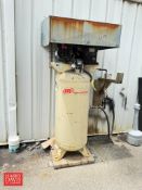 Ingersoll Rand Panel 5 HP Vertical Air Compressor, Model: 2340, S/N: 1207598