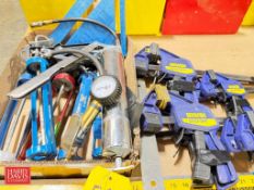 Irwin Quick Grip Clamps, Levels and Caulking Guns